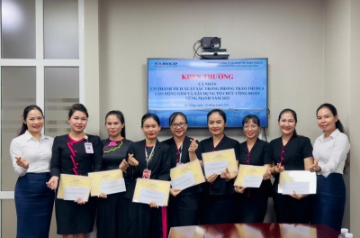 KHEN THƯỞNG CÁ NHÂN CÓ THÀNH TÍCH XUẤT SẮC TRONG CÔNG TÁC CÔNG ĐOÀN 2023